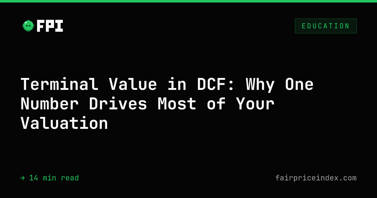 Terminal Value Explained: Gordon Growth & Exit Multiple Methods (2026)